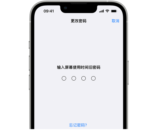 和田iPhone屏幕维修分享iPhone屏幕使用时间密码忘记了怎么办 