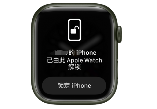 和田苹果手机维修分享用 AppleWatch 解锁配备面容 ID 的 iPhone方法 