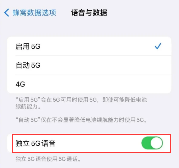 和田苹果14维修分享iPhone 14 Pro如何开启VoNR 