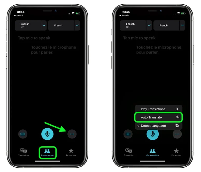 和田苹果手机维修分享iOS 15 “翻译” App 新改进 